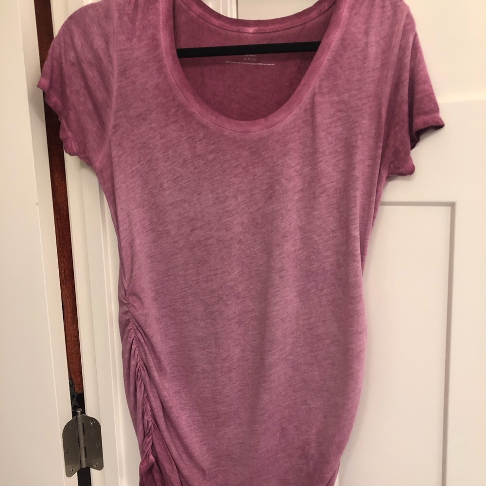 Motherhood maternity pink ombré shirt